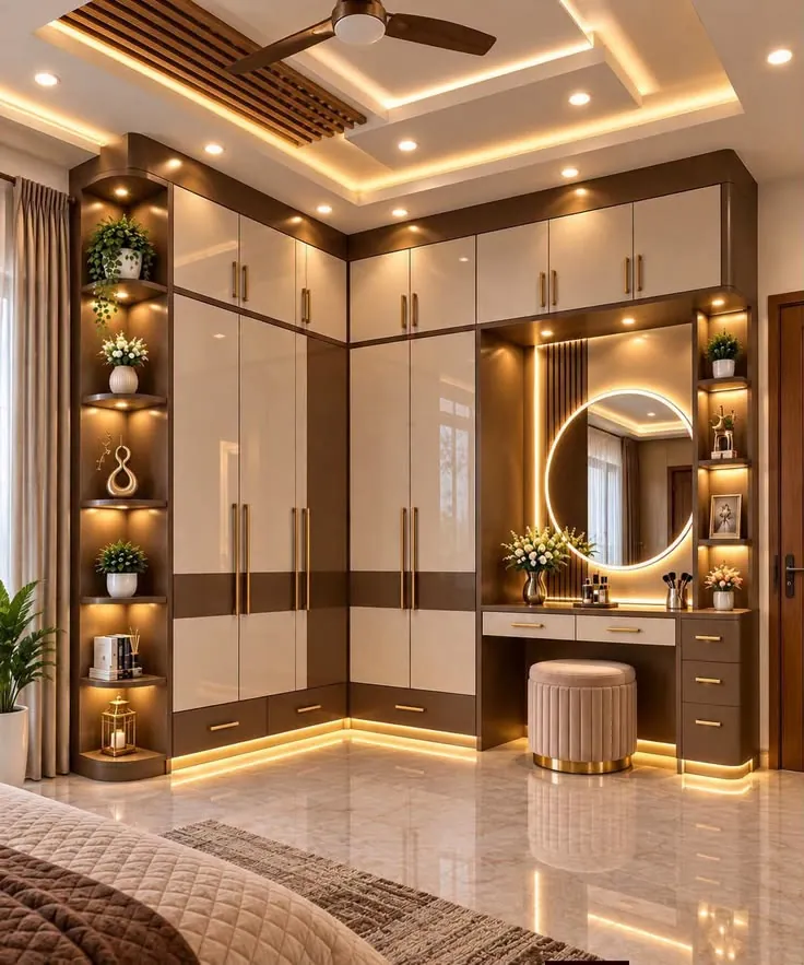 Villa Interiors Wardrobe Design